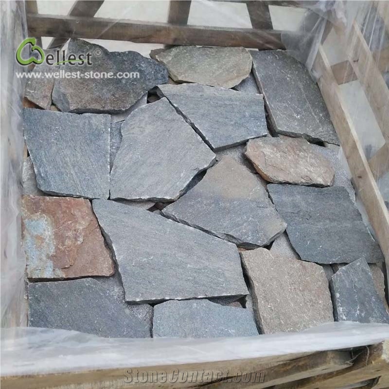 Light Grey-Blue Tone Loose Stone Random Shape