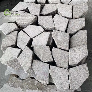 Light Grey Flag Stone Crazy Paver Villa Courtyard