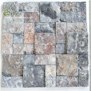 Multi Colors Stone Panel Covering Interior Decor