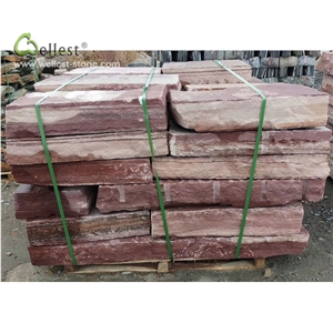Rosy Brown Red Kerb Stone Curbstone