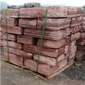Rosy Brown Red Kerb Stone Curbstone