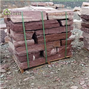 Rosy Brown Red Kerb Stone Curbstone