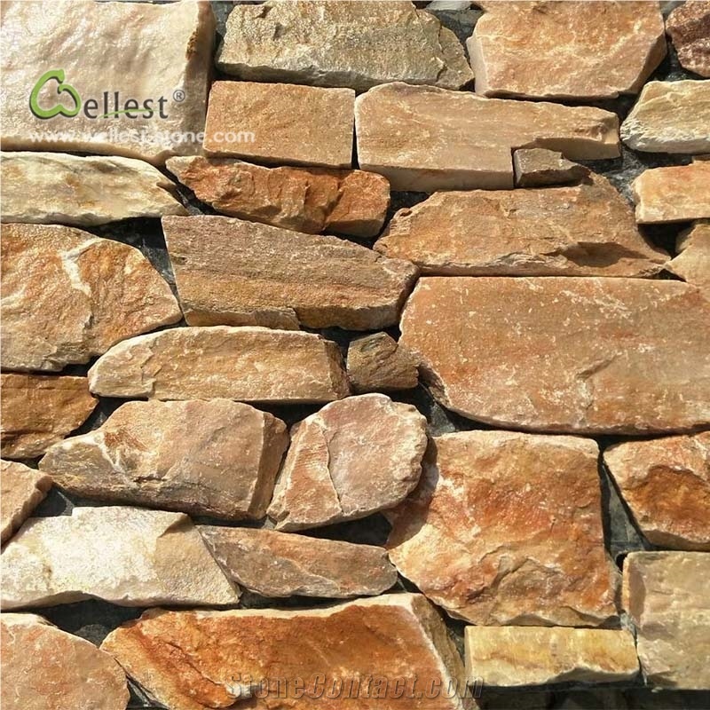 Yellow Brown Beige Loose Stone Random Shape