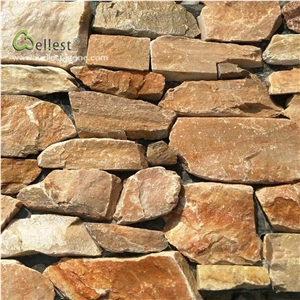 Yellow Brown Beige Loose Stone Random Shape