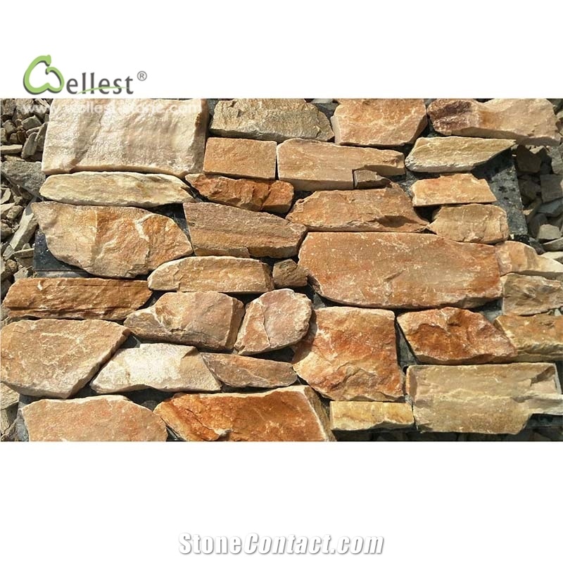 Yellow Brown Beige Loose Stone Random Shape