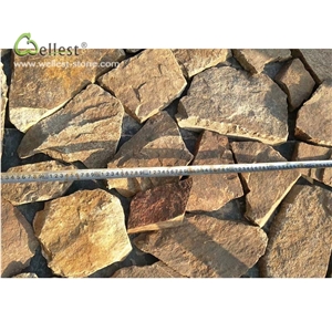 Yellow Brown Beige Loose Stone Random Shape