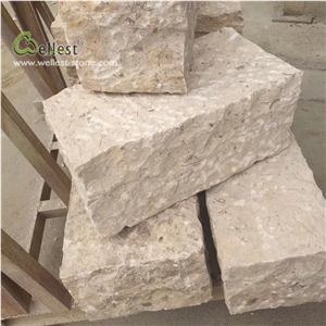 Yellow Pineappled Kerb Stone Rough Picked