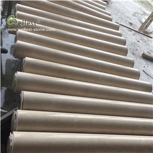 Yellow Polished Stone Pillar Post Column Plaza Yellow Polished Stone Pillar Post Column Plaza