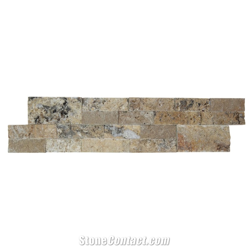 Scabos Travertine Ledgestone Veneer