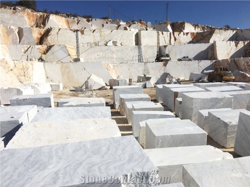 Infinito White Marble Blocks