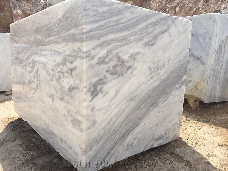 Infinito White Marble Blocks