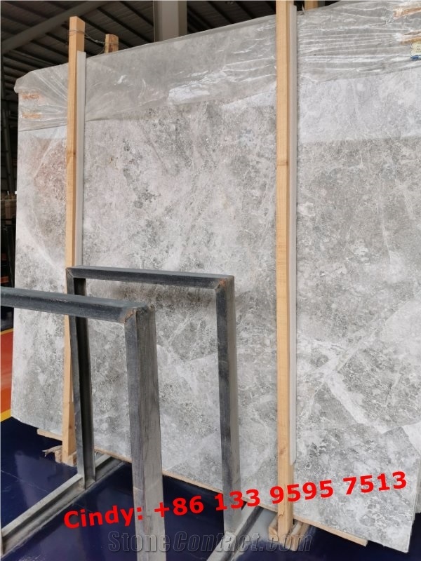 Iran Persian Silk Marble Slabs New Castle Grey