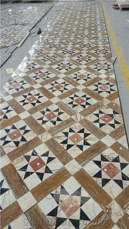 Marble Water Jet Medallion Tile,Stone Pattern