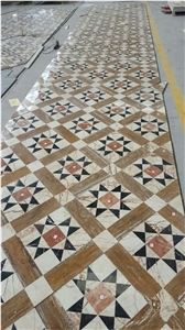 Marble Water Jet Medallion Tile,Stone Pattern