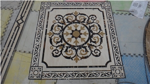Marble Water Jet Medallion Tile,Stone Pattern