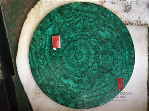 Green Malachite Price Dining Round Table Top