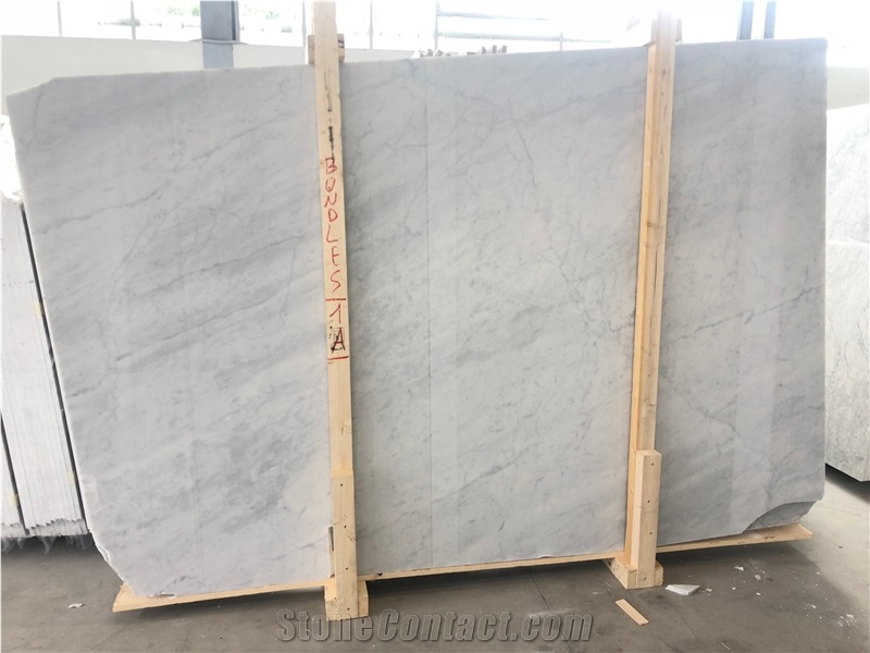 Italian White Carrara Marble Slabs 2cm & 3cm