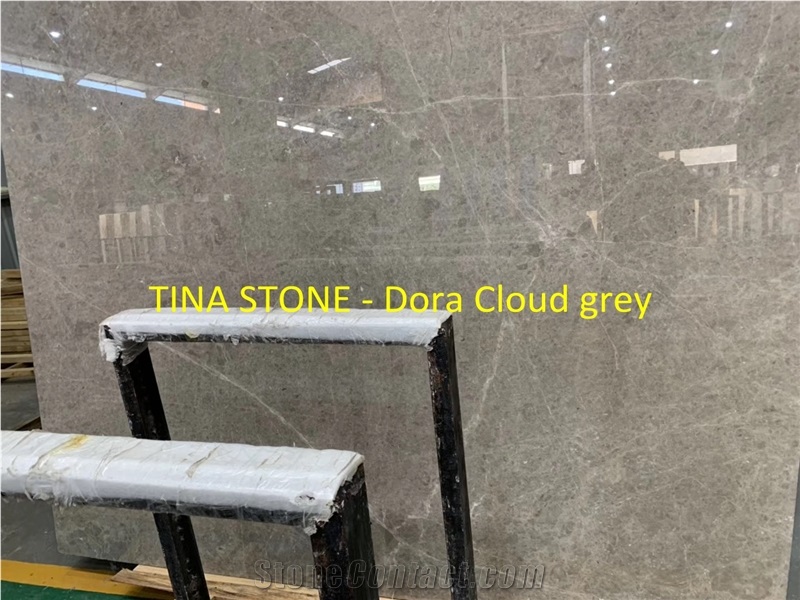 Dora Cloud Grey Marble Tiles & Slabs