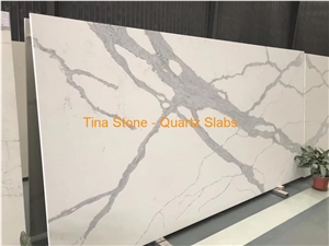 Quartz Black and White Color Slab Tiles Wall Floor