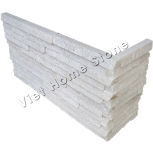 Vietnam Crystal White Corner Wall Panel