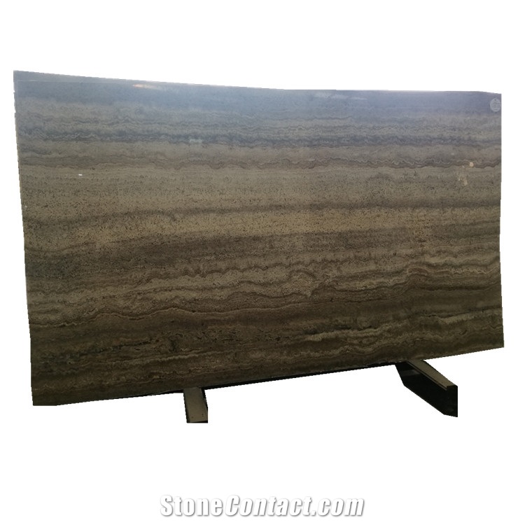 Iran Kashan Takab Silver Grey Travertine