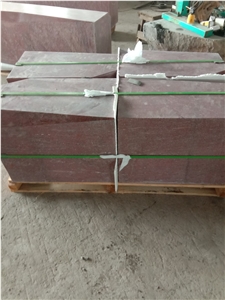 Chinese Red Porphyry Kerbstones