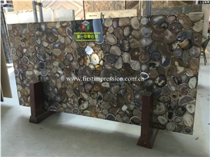 Cheap Grey Agate Stone,Gemstone Slabs