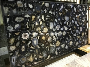 Grey Agate Slabs,Gemstone Tiles