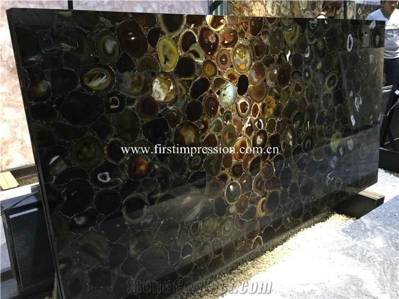 Hot Sale Yellow Agate Slabs,Gemstone Tiles