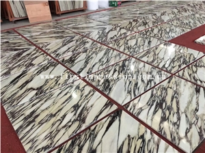 Italy Bvlgari Marble Slab,White Marble Cut to Size