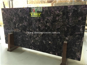 Lilac Crystal Simeprecious Stone,Gemstone Slabs