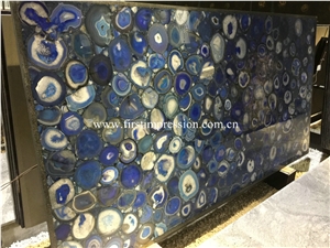 Purple Agate Slabs,Gemstone Tiles for Wall