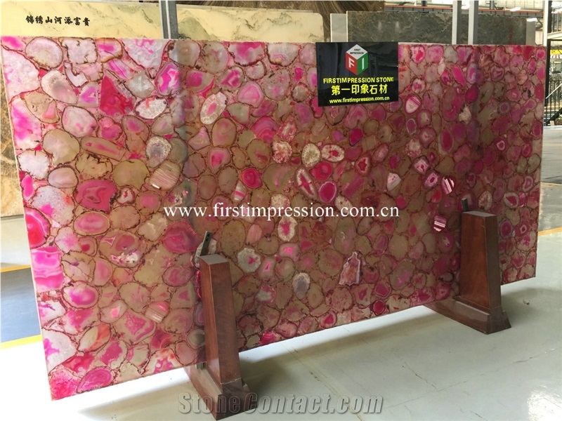 Rose Agate Stone,Gemstone Slabs