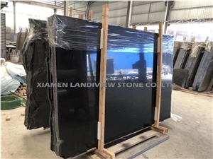 Brushed Black Absolute Black Stone Tile