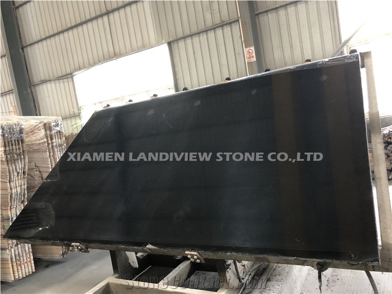 Brushed Black Absolute Black Stone Tile