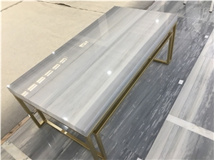 Elegance White Marble Tiles Slabs Flooring Vanity