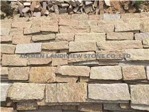 Yellow Stone Wall Cladding Corner