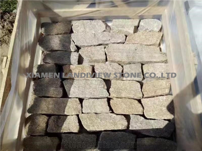 Yellow Stone Wall Cladding Corner
