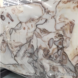 Alabaster Acrylic Sheet Translucent Onyx Slabs