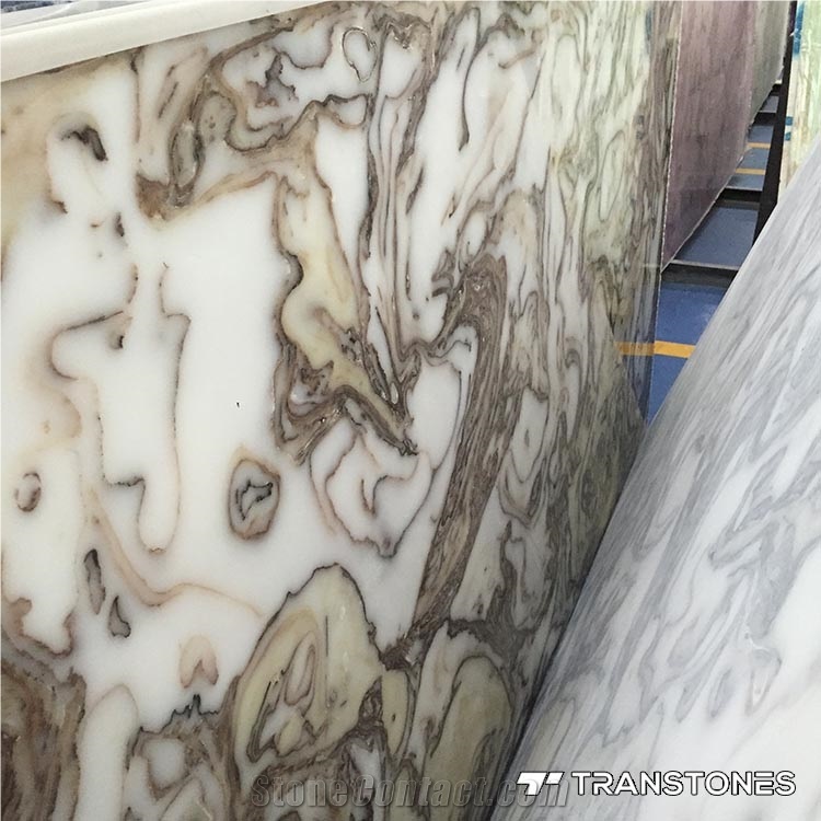 Alabaster Acrylic Sheet Translucent Onyx Slabs