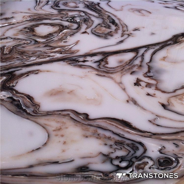 Alabaster Acrylic Sheet Translucent Onyx Slabs