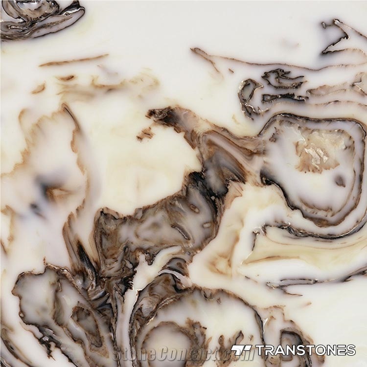 Alabaster Acrylic Sheet Translucent Onyx Slabs