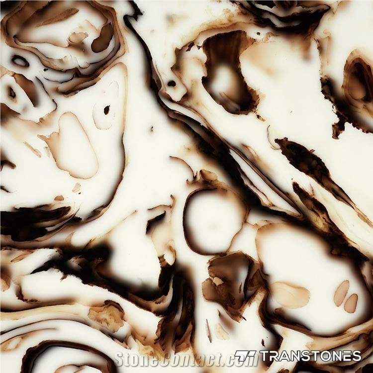 Alabaster Acrylic Sheet Translucent Onyx Slabs