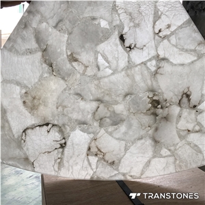 Alabaster Natural Stone with Resin Customized Deco
