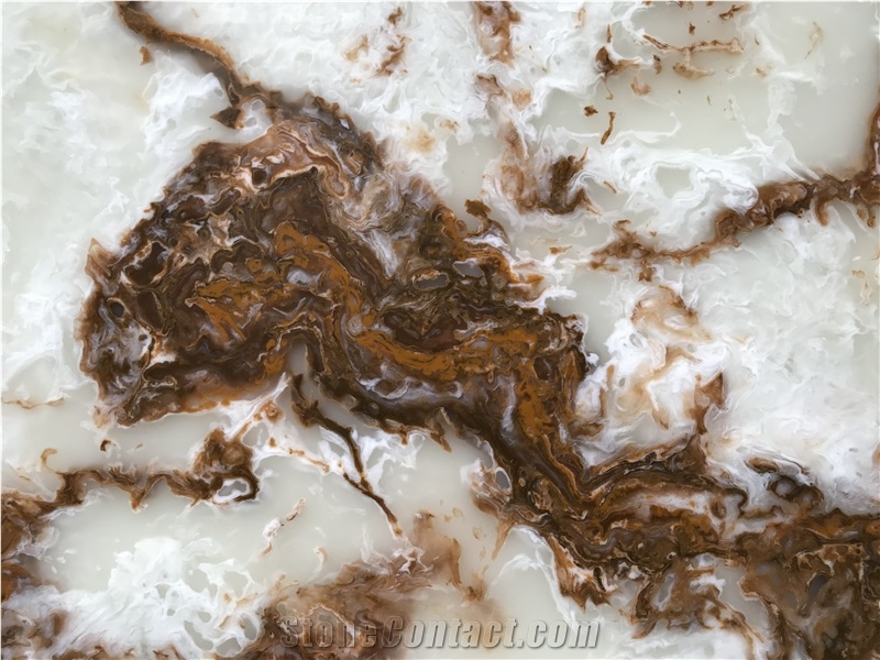 Artificial Alabaster Floor Stone Tiles