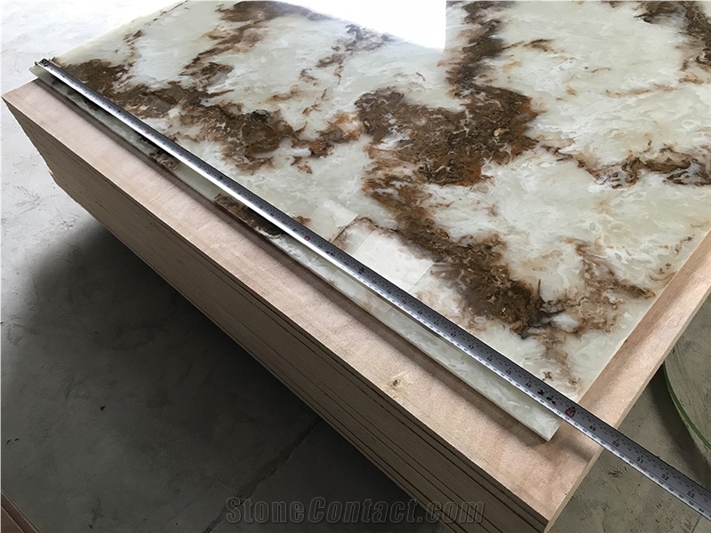 Artificial Alabaster Floor Stone Tiles