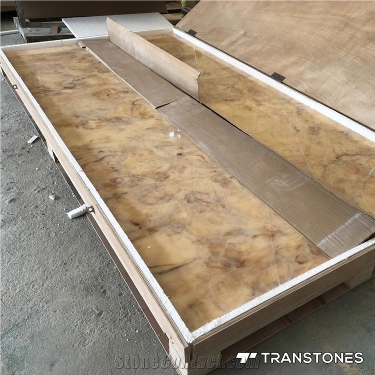 Artificial Granite Onyx Slabs Marble