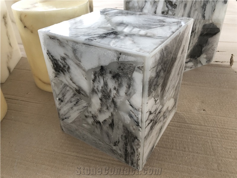 Artificial Marble Alabaster Stone Box