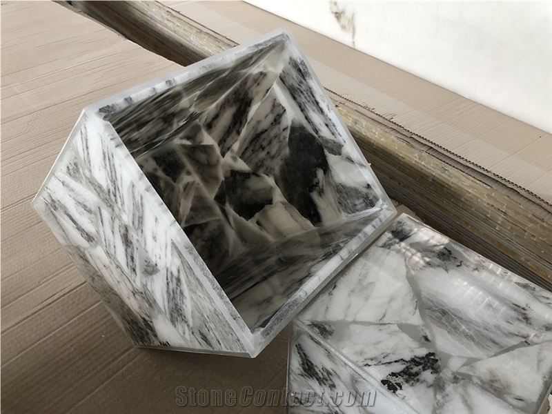 Artificial Marble Alabaster Stone Box