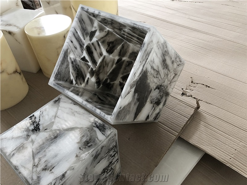 Artificial Marble Alabaster Stone Box